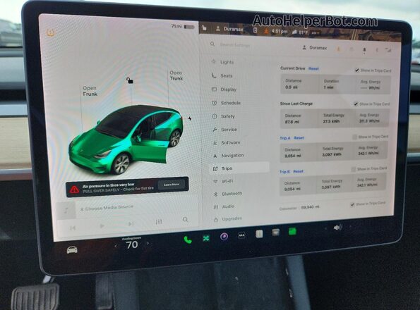 5YJYGDEE3MF255484 2021 TESLA MODEL White Սարքավորումների վահանակի տեսք