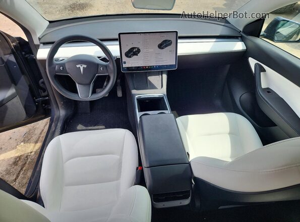 5YJYGDEE3MF306613 2021 TESLA MODEL Silver Вид панелі приладів