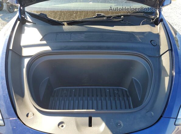 5YJYGDEE4MF073907 2021 TESLA MODEL Blue Widok komory silnika
