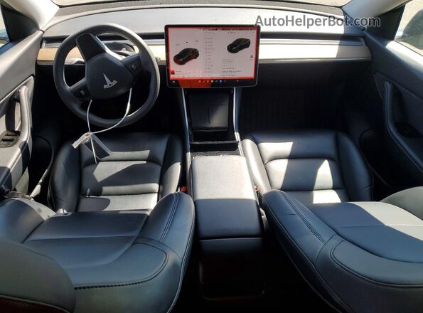 5YJYGDEE4MF080310 2021 TESLA MODEL Черный Вид панели приборов