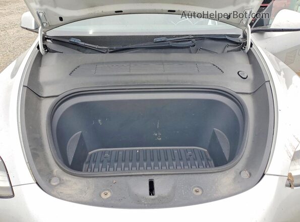 5YJYGDEE4MF262122 2021 TESLA MODEL Silver Սալոնի հետևի տեսք