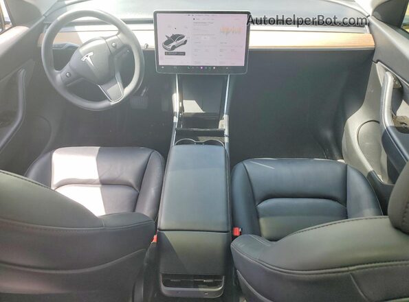 5YJYGDEE5MF068361 2021 TESLA MODEL Белый Вид панели приборов