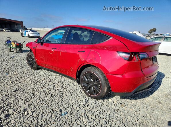 5YJYGDEE6MF207865 2021 TESLA MODEL Red უკანა მარცხენა