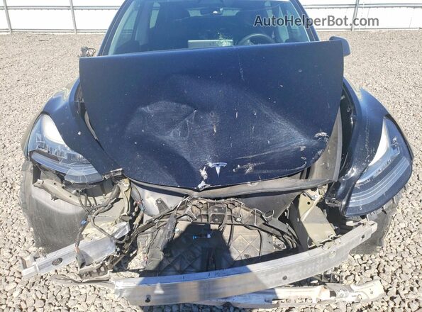 5YJYGDEE6MF210992 2021 TESLA MODEL Black Вид задньої частини салону