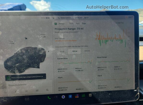 5YJYGDEE6MF210992 2021 TESLA MODEL Black Вид щитка приладів