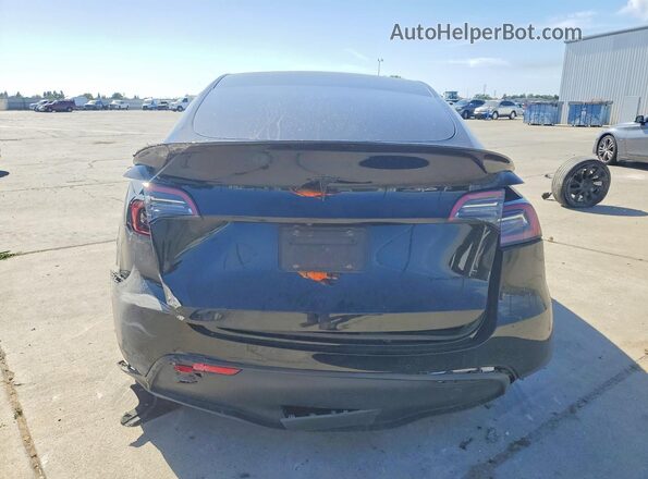 5YJYGDEE6MF222611 2021 TESLA MODEL Black Вид ззаду
