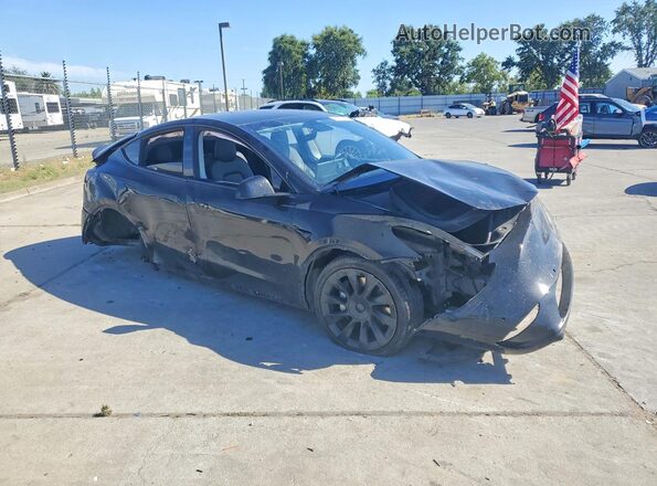 5YJYGDEE6MF222611 2021 TESLA MODEL Black Передня права чверть