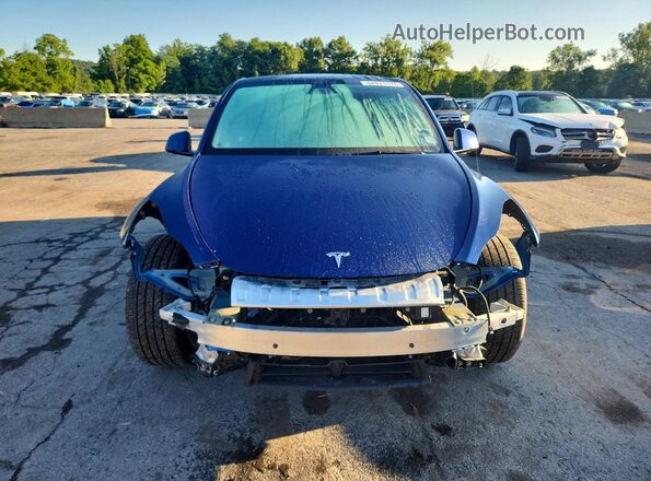5YJYGDEE7MF286947 2021 TESLA MODEL Blue Widok z przodu