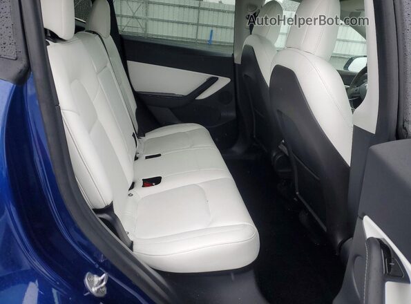 5YJYGDEE8LF022893 2020 TESLA MODEL Синий Вид задних сидений