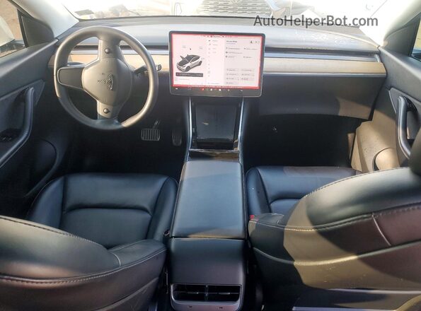 5YJYGDEE8MF062053 2021 TESLA MODEL White Вид панелі приладів