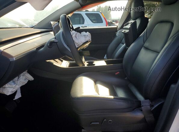 5YJYGDEE8MF153078 2021 TESLA MODEL White წინა სალონის ხედი