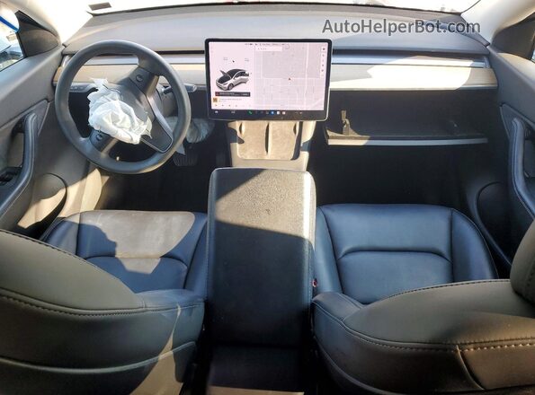 5YJYGDEE8MF153078 2021 TESLA MODEL White წინა პანელის ხედი
