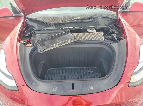 5YJYGDEE8MF306302 2021 TESLA MODEL Red Вид підкапотного простору