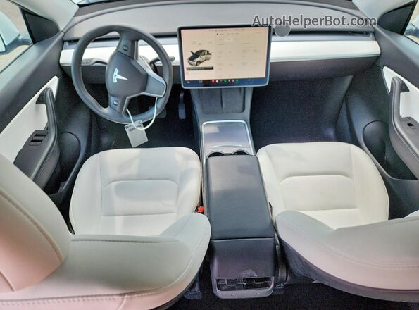 5YJYGDEE9MF303005 2021 TESLA MODEL White Вид панелі приладів