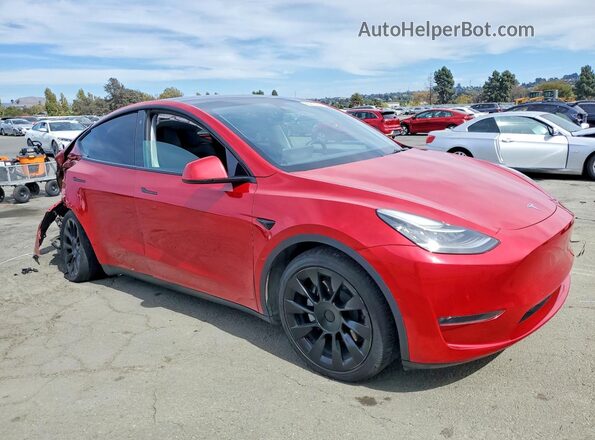 5YJYGDEEXMF206704 2021 TESLA MODEL Red წინა მარჯვენა