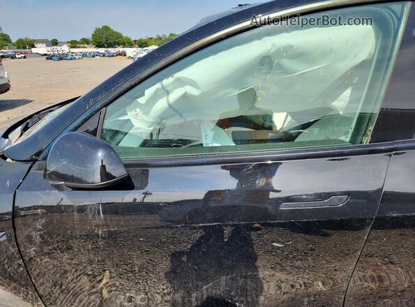 5YJYGDEEXMF228539 2021 TESLA MODEL Black Widok wnętrza z przodu