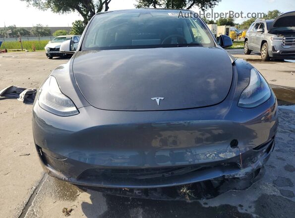 5YJYGDEF1MF194757 2021 TESLA MODEL Gray წინა ხედი