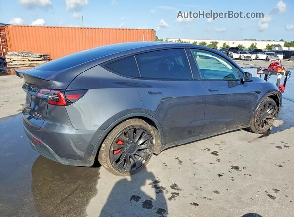 5YJYGDEF1MF194757 2021 TESLA MODEL Gray უკანა მარჯვენა