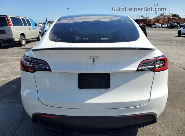 5YJYGDEF3MF072143 2021 TESLA MODEL White Vista trasera