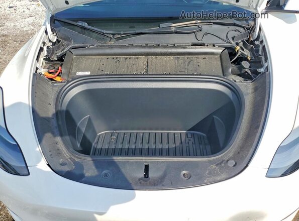 5YJYGDEF4MF261139 2021 TESLA MODEL White ძრავის განყოფილების ხედი