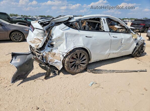 5YJYGDEF6MF212010 2021 TESLA MODEL White Trasero derecho