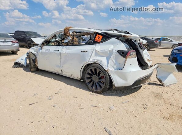 5YJYGDEF6MF212010 2021 TESLA MODEL White Trasero izquierdo