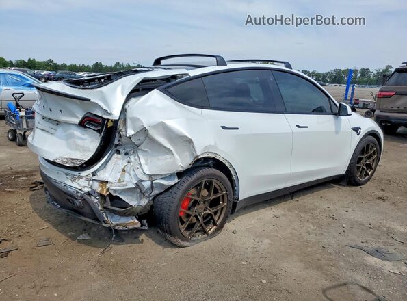 5YJYGDEF8MF258812 2021 TESLA MODEL White Задня права чверть