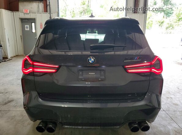 5YM13EC03N9J54023 2022 BMW X3 Charcoal უკანა ხედი