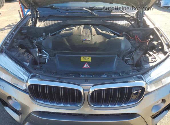 5YMKT6C56H0R79505 2017 BMW X5 Silver Vista del compartimento del motor