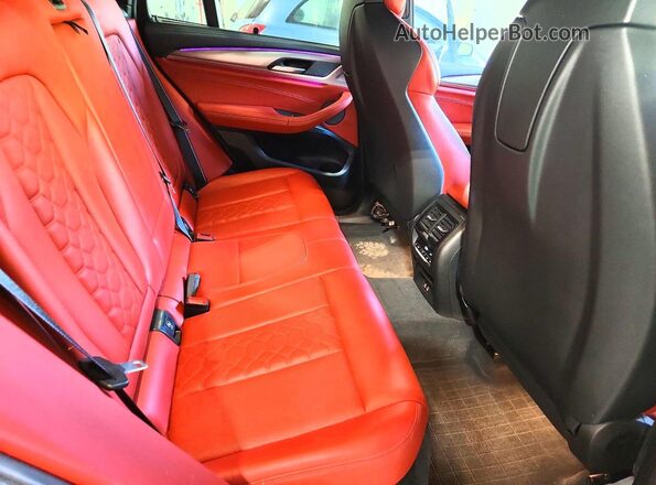 5YMTS0C00M9H24429 2021 BMW X3 White Rear interior view