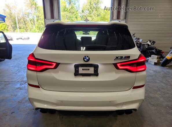 5YMTS0C00M9H24429 2021 BMW X3 White Rear view