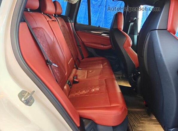 5YMTS0C05LLA58007 2020 BMW X3 White Rear interior view