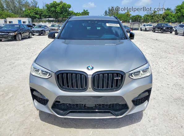 5YMTS0C09M9E02128 2021 BMW X3 Gray წინა ხედი