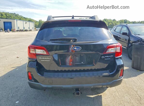 4S4BSENC4G3205764 2016 SUBARU OUTBACK Black წინა სალონის ხედი