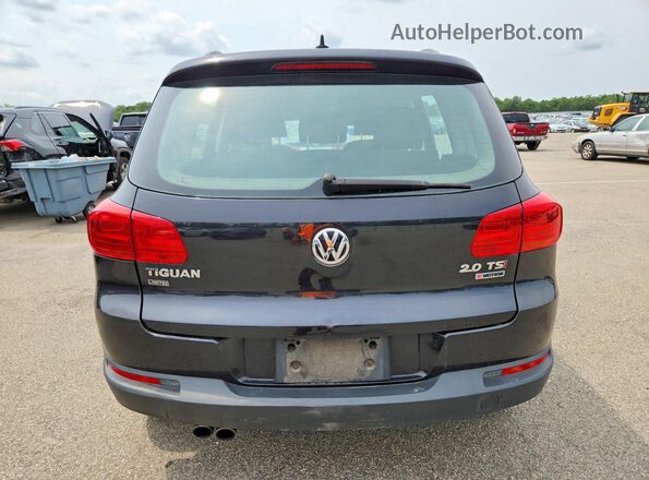 WVGBV7AX0HK049354 2017 VOLKSWAGEN TIGUAN Black Front interior view