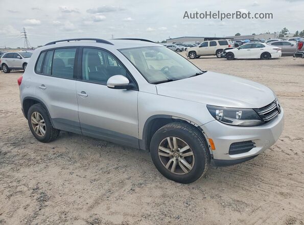 WVGAV7AX2HW507657 2017 VOLKSWAGEN TIGUAN Серебряный Вид спереди