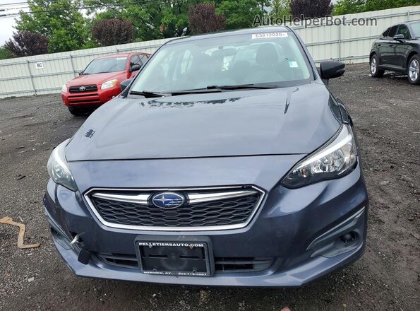 4S3GKAA63H3613144 2017 SUBARU IMPREZA Blue Vista trasera