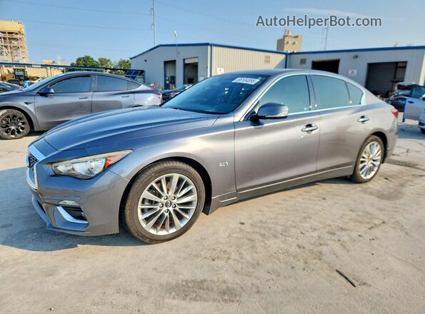JN1EV7AP1JM352352 2018 INFINITI Q50 Gray Rear left