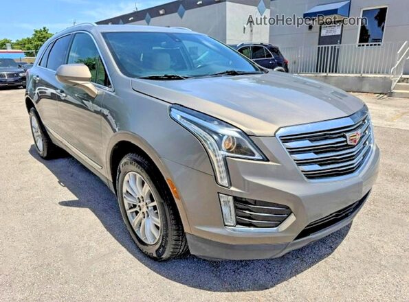 1GYKNARS2HZ240947 2017 CADILLAC XT5 Gold წინა ხედი