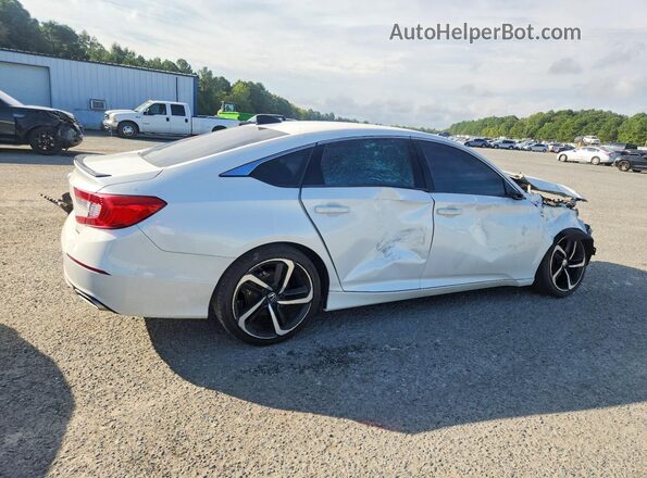 1HGCV1F32MA098567 2021 HONDA ACCORD White Առջևի աջ