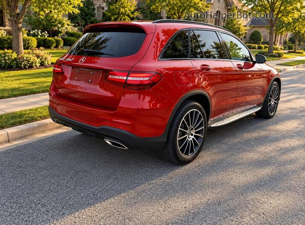 WDC0G4JB5JV079991 2018 MERCEDES-BENZ GLC-CLASS Red Front view