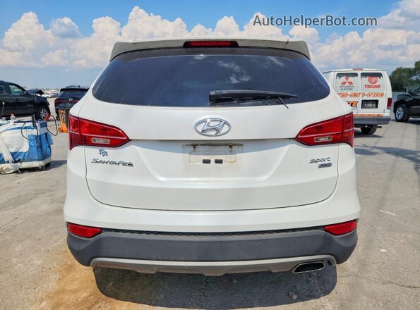 5XYZTDLB1GG314358 2016 HYUNDAI SANTA White Widok wnętrza z przodu