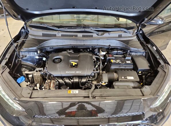 KM8K12AA8LU538334 2020 HYUNDAI KONA Black Widok naklejki z numerem VIN