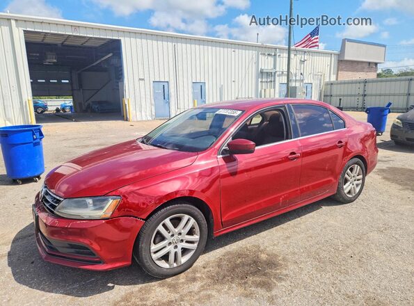 3VW2B7AJ1HM247410 2017 VOLKSWAGEN JETTA Maroon Trasero izquierdo
