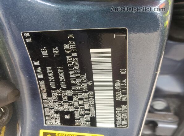 5TDZARFH1KS044160 2019 TOYOTA HIGHLANDER Blue 360 interior view