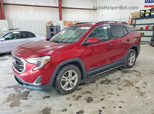 3GKALNEU9JL248955 2018 GMC TERRAIN Red Задня ліва чверть