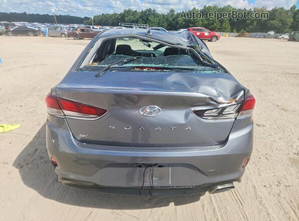 5NPE24AF5KH804309 2019 HYUNDAI SONATA Gray Widok wnętrza z przodu