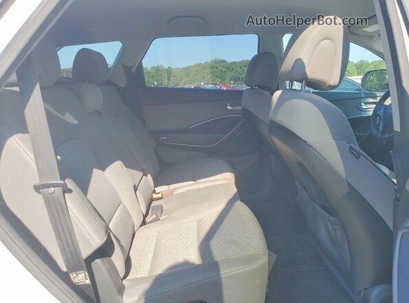 KM8SMDHF3HU208175 2017 HYUNDAI SANTA White Widok komory silnika