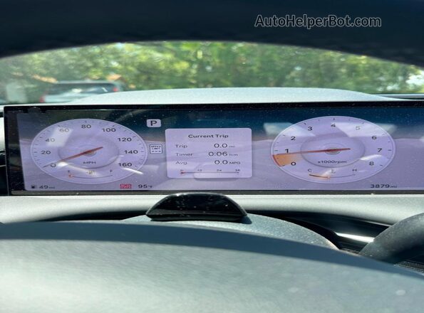 KMTGA4SC1TU317326 2026 GENESIS G80 Black Вид щитка приладів