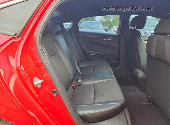 2HGFC2F85MH533782 2021 HONDA CIVIC Red Rear interior view